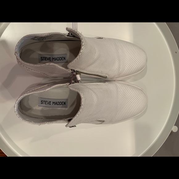 Steve Madden white leather sneakers - Picture 8 of 10